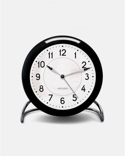 Arne Jacobsen Station Table Clock with Alarm